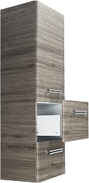 Style Line Шкаф пенал Лотос 36 подвесной сосна лофт – фотография-2